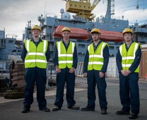 SeaKing Electrical hires four new apprentices on 10th anniversary of training scheme