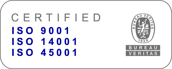 BV Certification ISO 9001, ISO 14001, ISO 45001